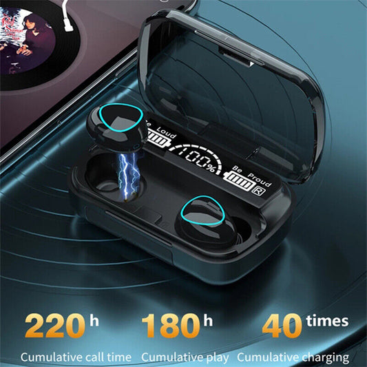 TWS Wireless 5.1 Waterproof Bluetooth Sports Waterproof Earphones